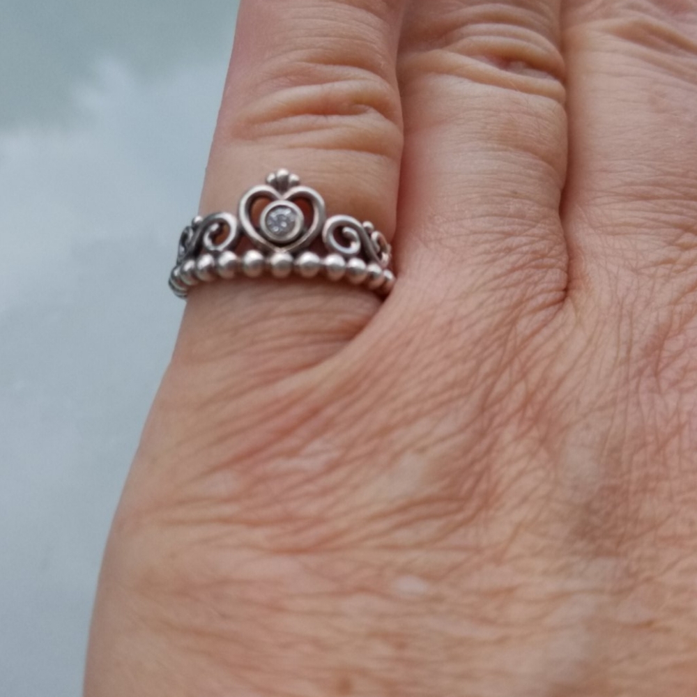 Pandora Sterling Silver Tiara Ring
